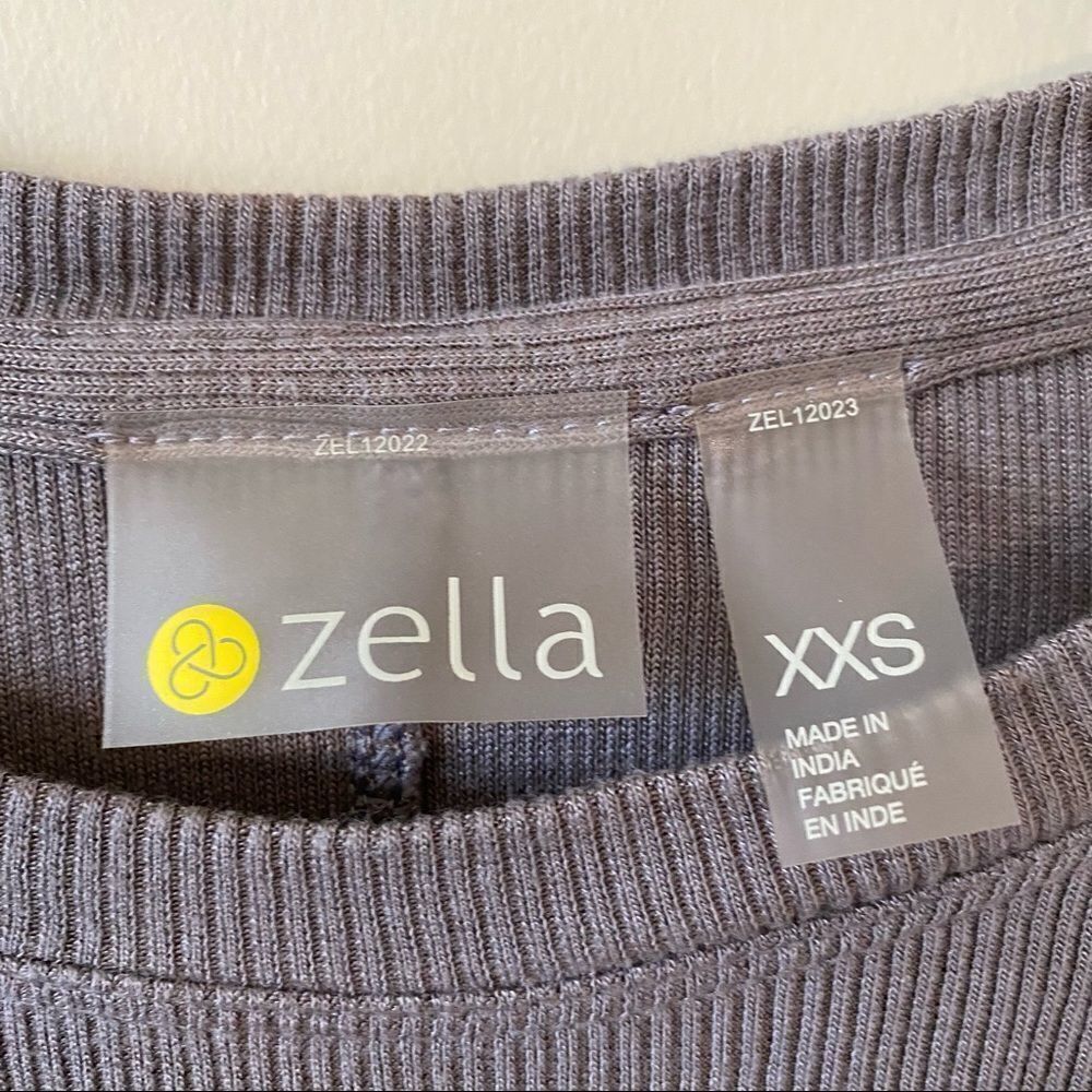 Zella-Lightweight Ribbed Knot Front Long Sleeve - Picture 8 of 8